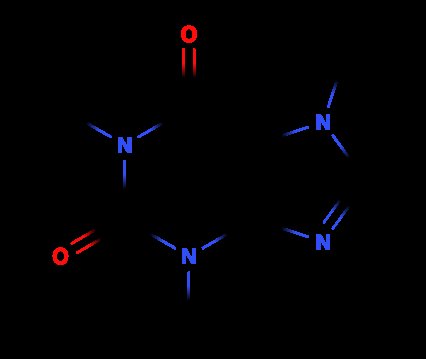 Caffeine structural model